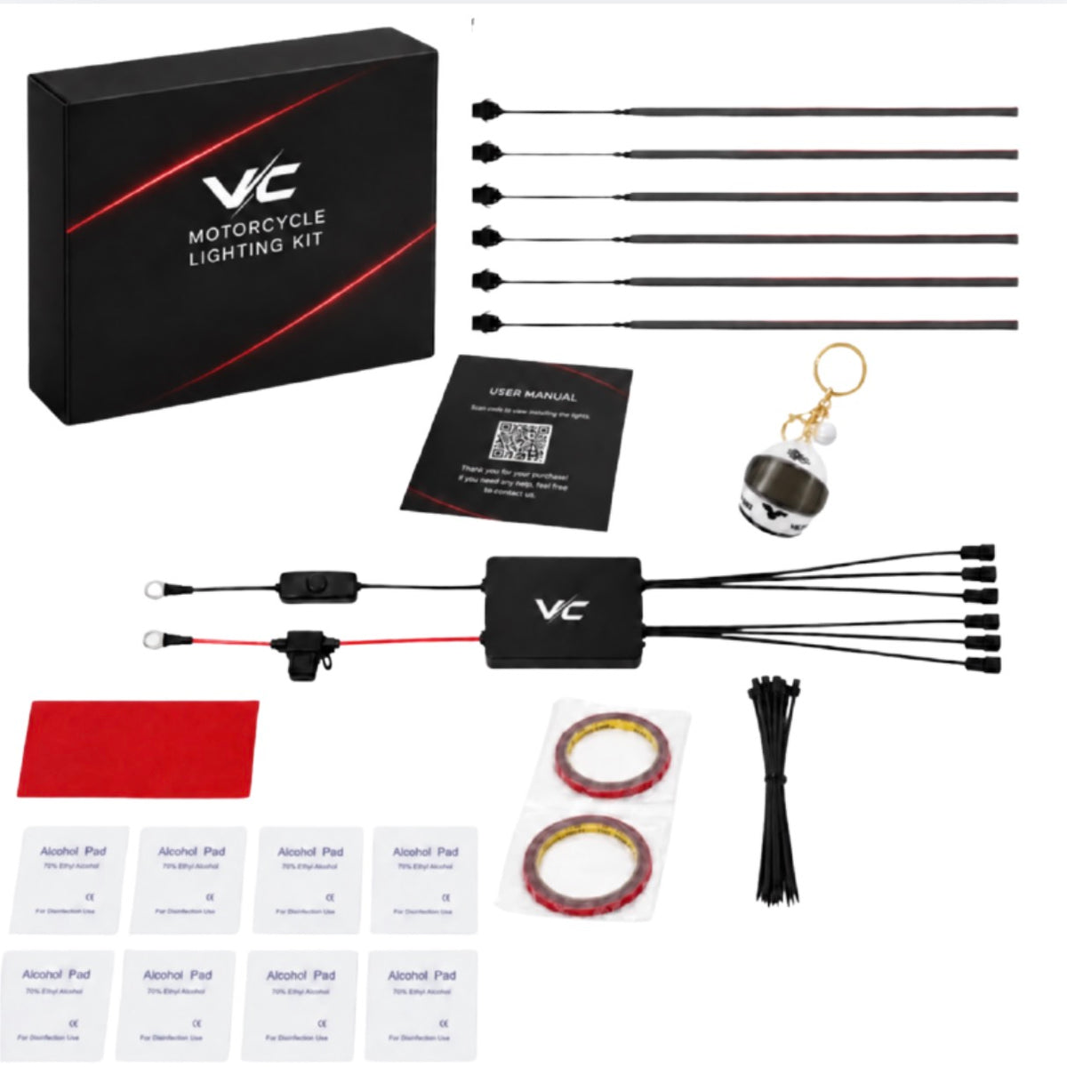 Veloxclubs Premium Motorcycle LED lighting KIT