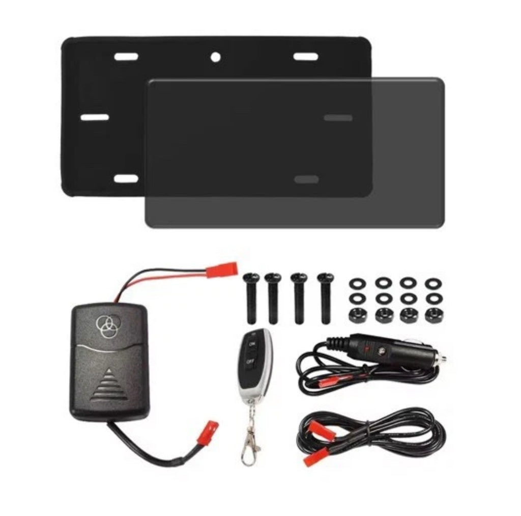 Veloxclubs Vanish Plate Cover For NORTH AMERICA Cars