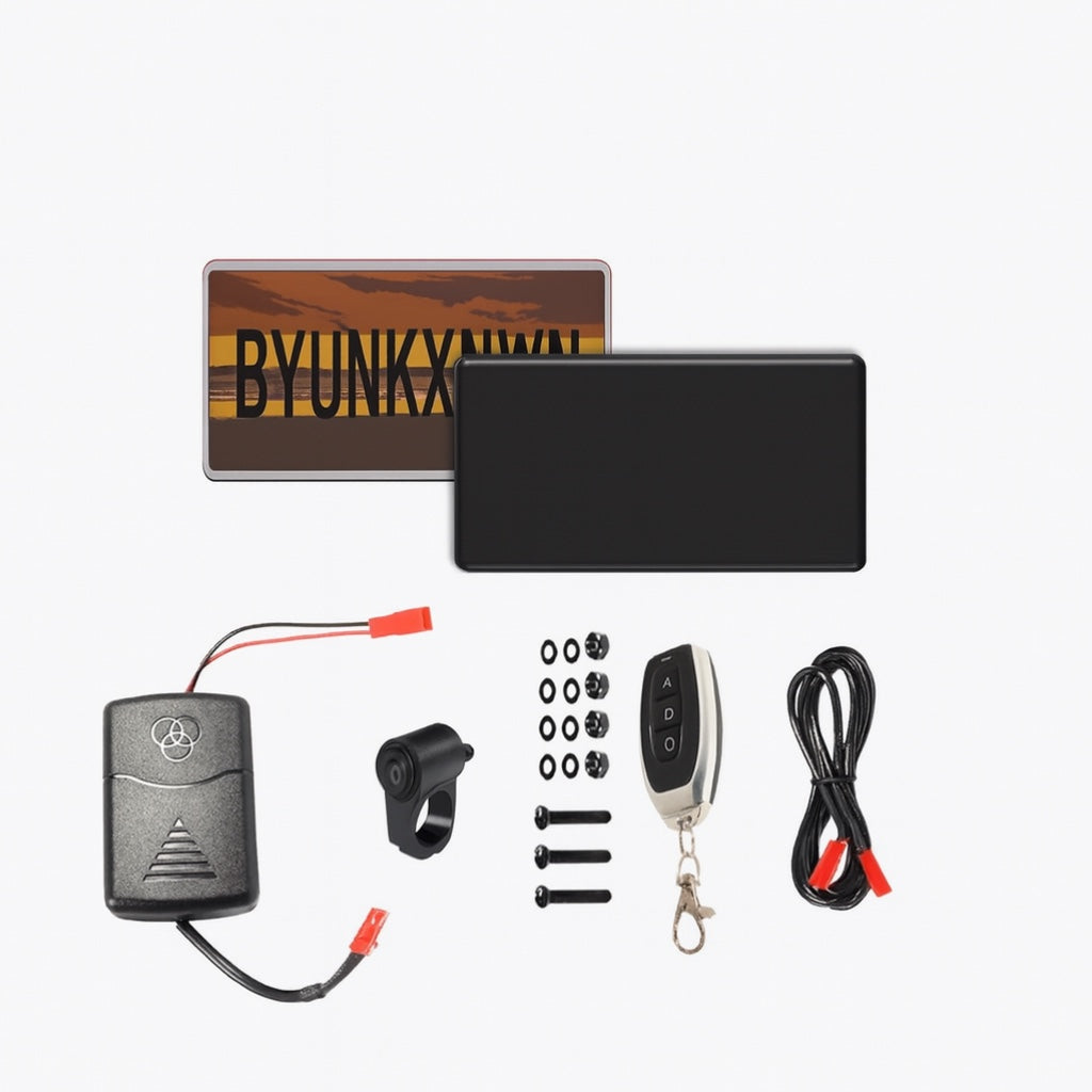 Veloxclubs Vanish Plate Cover - Australia Motorcycle (18x10cm)