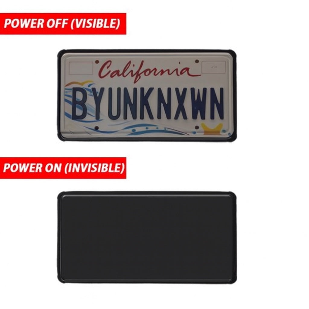 Veloxclubs Vanish Plate Cover For NORTH AMERICA Cars