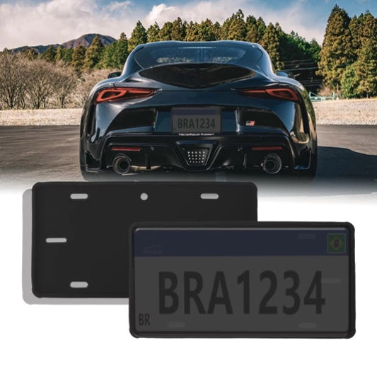 Veloxclubs Vanish Plate Cover For NORTH AMERICA Cars