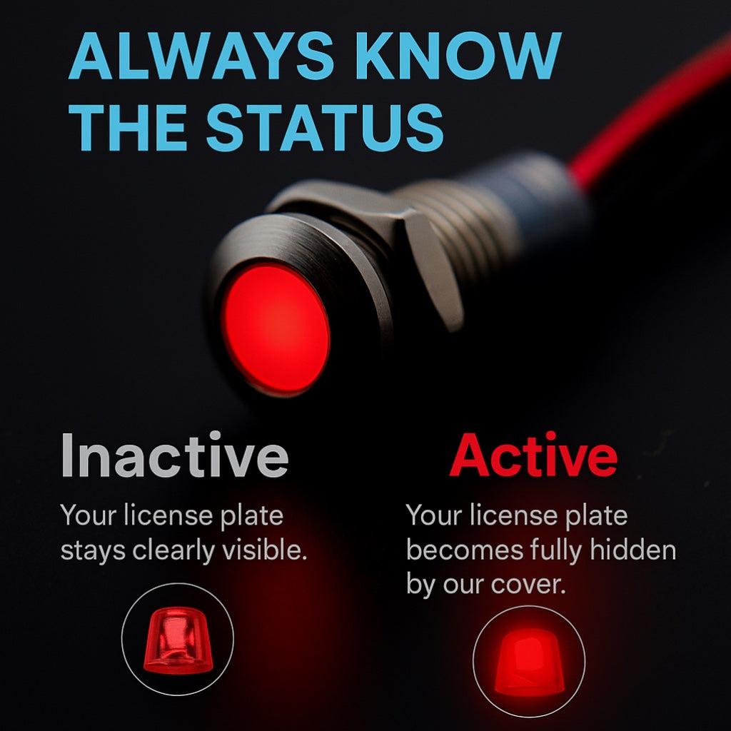 Veloxclubs Vanish Plate Cover - Australia Motorcycle (18x10cm)