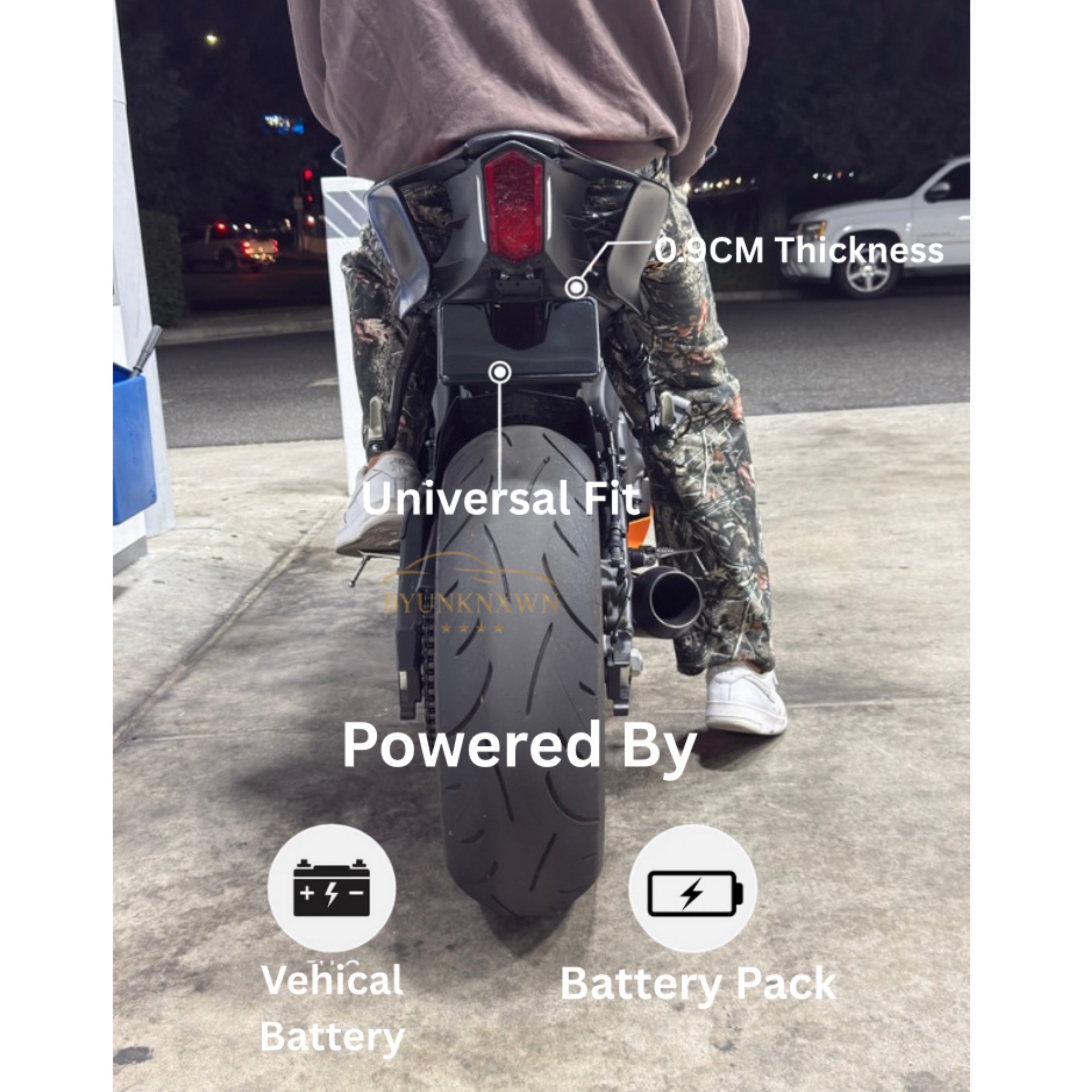 Veloxclubs Vanish Plate Cover - Australia Motorcycle (18x10cm)